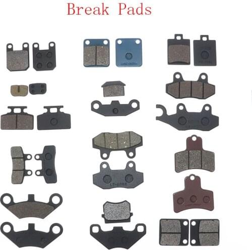 Motorcycle 49cc 50cc 70cc 125cc 110cc 250cc ATV Quad Go Kart Dirt Pit Bike scooter Mini bike Hydraulic Front rear Brake pads