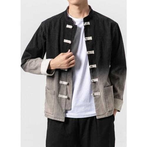 Streetwear Casual Harajuku Men Jackets Oversized 2021 New Vintage Mens Jacket Fashion Single Breasted Male Coat 5XL