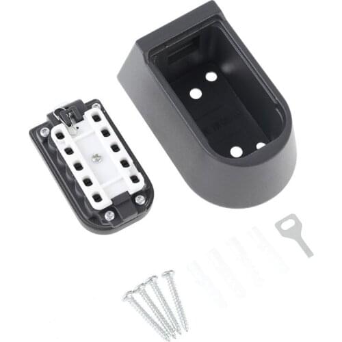 Outdoor Wall Mount Spare Key Safe Storage Box Waterproof Push Button Lock Holder