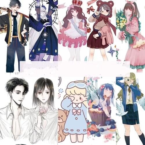 NOV New 10 Designs Character Cute Washi Tape