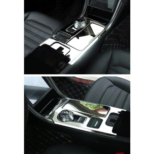 New Stainless Steel water cup holder Panel decoration cover trim For Ford Fusion Mondeo 2017