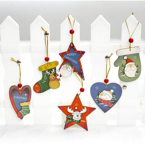 New Year Christmas Decoration For Home Door Santa Claus Grand Tree Christmas Gift Ornament Pendant Navidad Natale