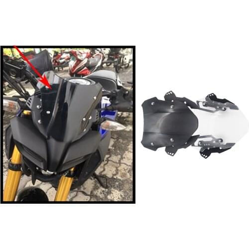 Front Huge Windshield Attractive Wind Deflectors Durable Exterior Supplies for YAMAHA MT-15 M-SLAZ 18-21 2018 2019 Safe Driving