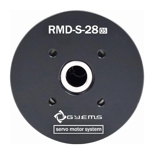 RMD-S-28 Low Speed High Precision Hollow Magnetic Ring Brushless Servo Motor Built in Motor Drive&Position sensor for RC Gimble
