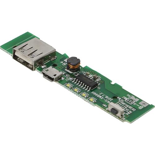 USB 5V 2A Mobile Phone Power Bank Charger PCB Board Module For 18650 Battery