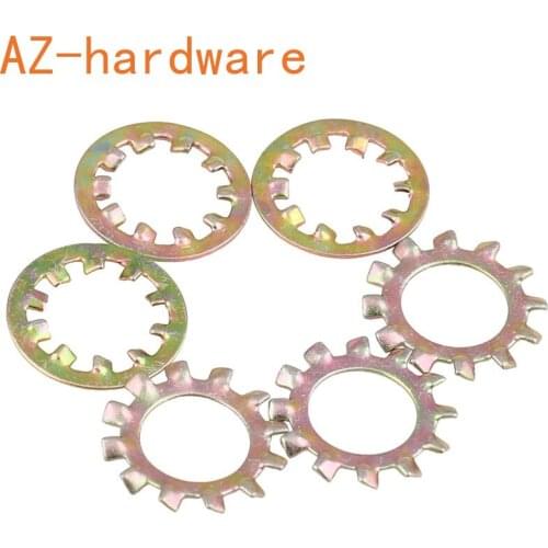 External teeth / internal teeth gasket chrysanthemum gasket multi-tooth meson internal and external teeth gasket M3-M12 100PCS