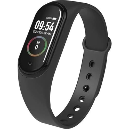 Color screen smart bracelet pedometer true heart rate multi-sports call rejection healthy sleep IP67 waterproof 4th generation