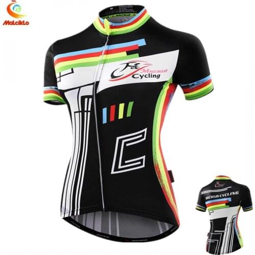 Malciklo Women Cycling Jersey Charges Short Sleeve Bicycle Sports T-shirt Cycling Jerseys Summer Cycling Clothes China Bike