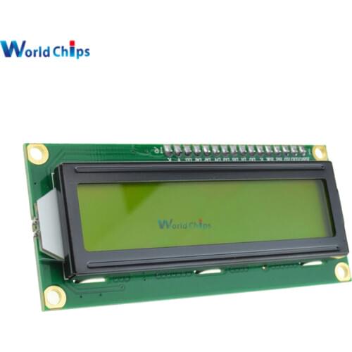 LCD1602 1602 LCD HD44780 Screen Character LCD Display Yellow Blacklight TFT 16X2 LCD Module DC 5V