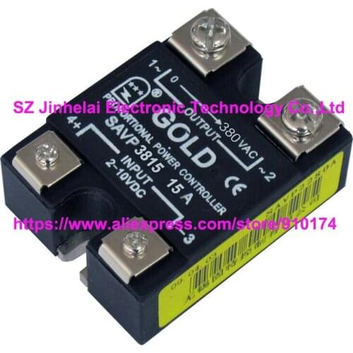 SAVP3815 GOLD Authentic original SOLID STATE RELAY Solid state voltage regulator module 15A 380VAC 2-10VDC OR 4-20mA