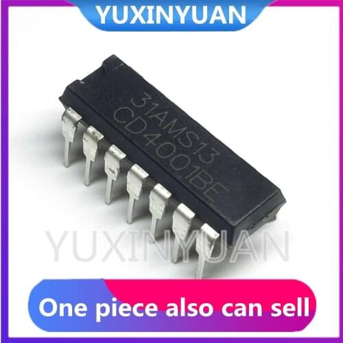 1PCS CD4001BE CD4001 4001 DIP14 in stock 100%good
