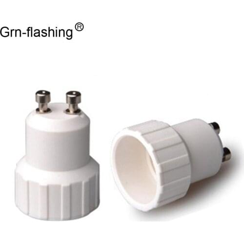 1Pcs GU10 to E14 Fireproof Material lamp Holder Converters Socket Conversion Adapter light Base Type Bulb
