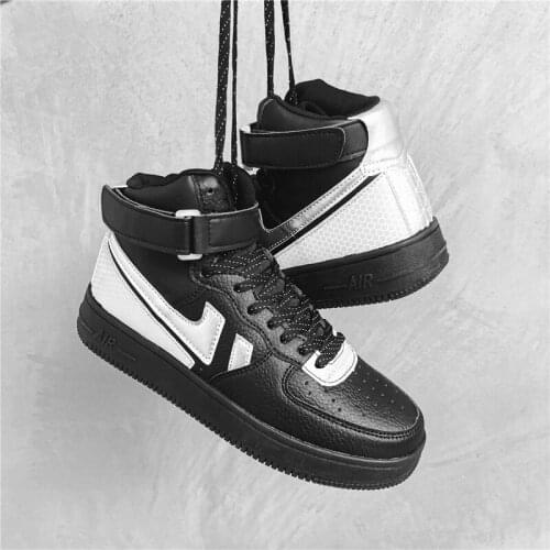 2021 Mens Sneakers Fashion High Top Male Casual Shoes Outdoor Walking Brand Shoes Light Zapatillas Hombre Classic Hot Men Shoes