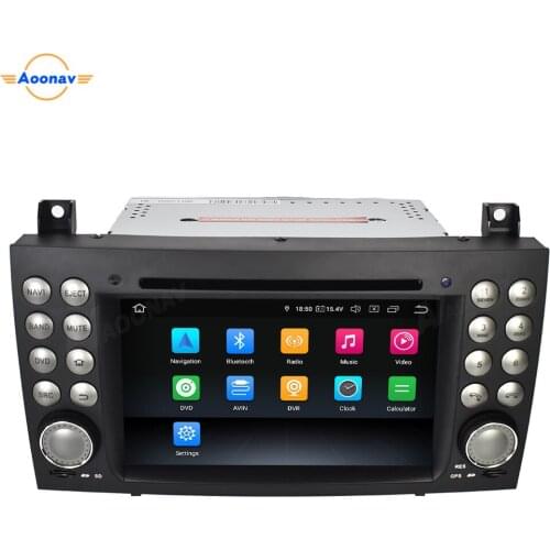 2din android DVD player Stereo receiver Car audio For Benz SLK 171 2004-2011 car radio GPS navigation multimedia player