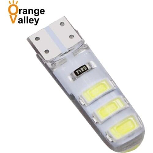 500Pcs High Quality T10 W5W 194 5630 Car Led Light 6 SMD LED 5730 Car Auto Clearance Lights Reading Light Marker Lamps DC 12V
