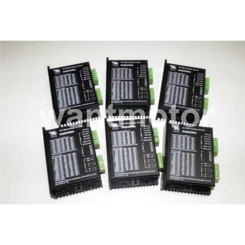 6PCS Wantai Stepper Motor Driver DQ860MA 80V 7.8A 256Micro CNC Router Mill Cut Laser,Free Ship to most CY
