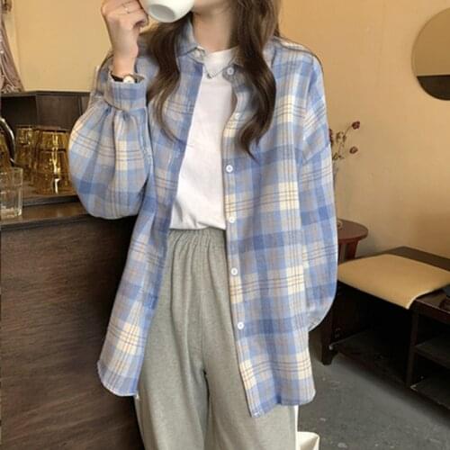 Apsirefree Women's Plaid Shirts