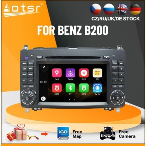GPS Navigation Car Radio Player For Mercedes-benz B200/ W245/B170 CD DVD Player Head Unit Multimedia Stereo Audio IPS Screen