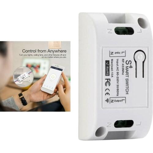 WiFi Switch Wireless Remote Control Electrical for Household Appliances Compatible with DIY Your Home via Cell Phone App