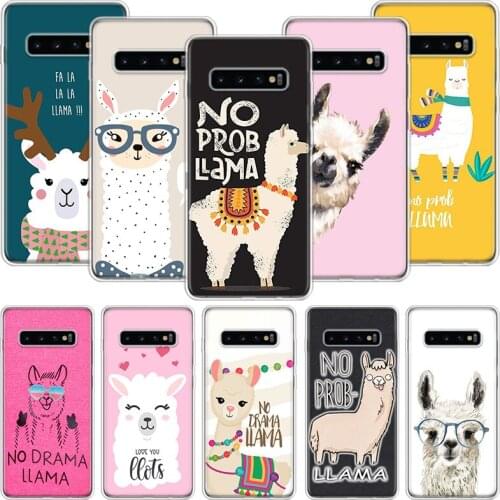 Lama Llama Alpacas Phone Case For Samsung Galaxy S10 S20 S21 S9 S8 S7 Note 10 20 9 8 FE J4 J6 Ultra Plus Lite Pro + Edge Cover