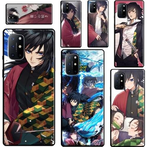 Demon Slayer Tomioka Giyuu For Realme 8 7 6 Pro Q3 C21 C15 C3 GT Neo Phone Case For OnePlus 9 Pro 8 Pro 7T 8T 9R Nord