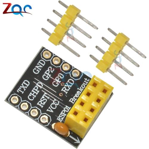 ESP8266 ESP-01 ESP-01S Breadboard Adapter PCB for Serial Wifi Transceiver Network Module