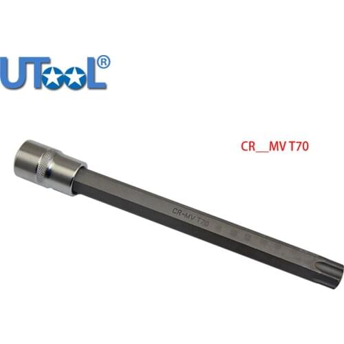 T70 Socket 1/2" Drive Torx Star Bit Extra Long 200mm Engine Head Bolt Socket For BMW (Tamper Proof)