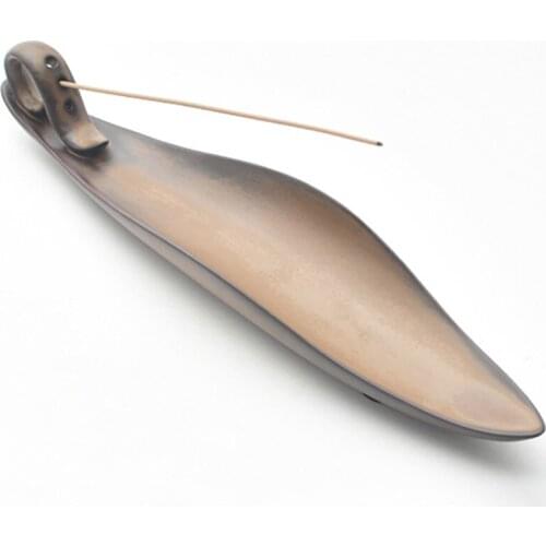 Ceramic Retro Stick Incense Burner Aromatherapy Burner 3 Holes Aroma Censer Stick Incense Holder Indoor Incense Burners Ornament