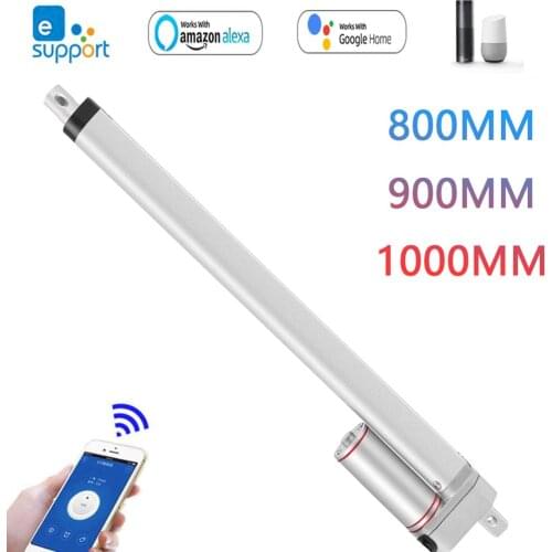 12V/24V Linear actuator 800mm 900mm 1000mm stroke WIFI Controller metal gear linear motor For Window Door Open