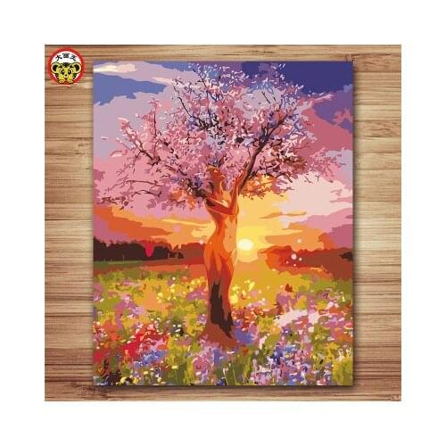 Painting by numbers art paint by number Landscape Artistic Conception Decorative Painting diy Lover Family Living Room Bedroom