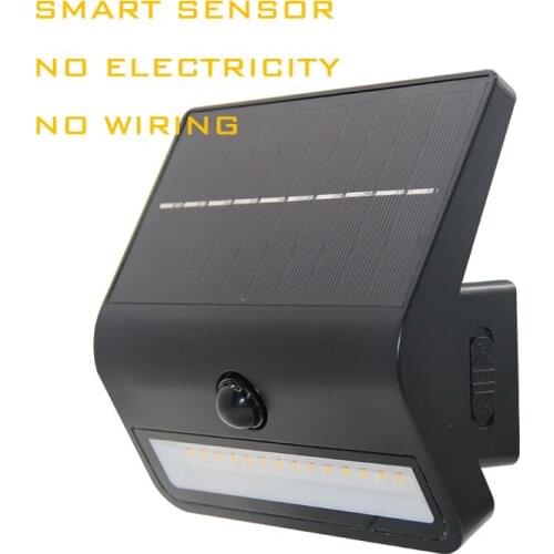 Solar sensor wall light smart human body outdoor waterproof garden light household outdoor super bright wiring free lighting