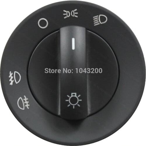 6Q0941531C New Headlight Fog Lamp Control Switch For Volkswagen VW Caddy New Beetle Polo Transporter Sharan OE # 6Q0941531N