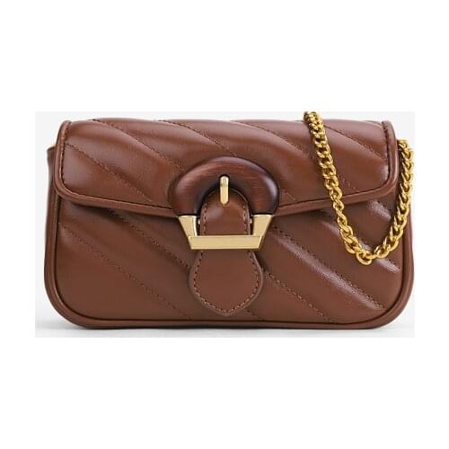 Hot New Trendy Women Bags Fashion All-match Chain Shoulder Bag Hit Color Stitching Bag Messenger Bag Square Bag