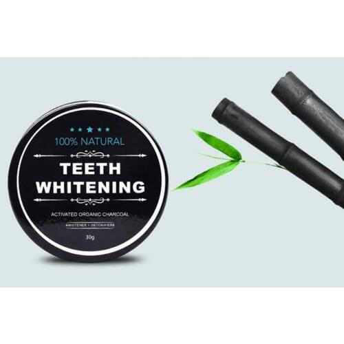 Smiles Activated Charcoal Teeth Whitening Powder Stain Remover