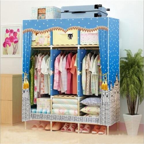 Latest wooden wardrobe length 130cm