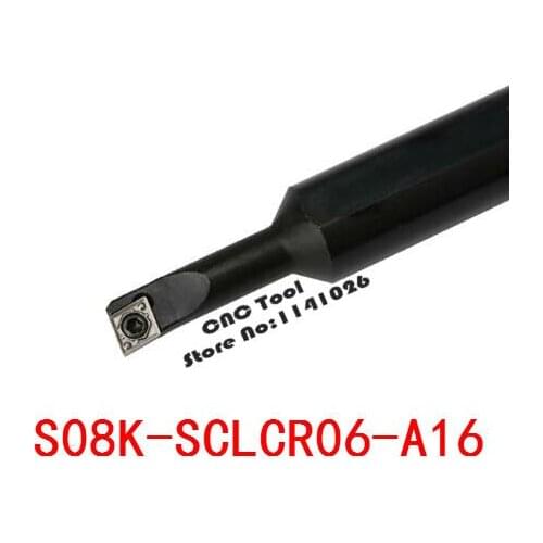 S08K-SCLCR06-A16,95 Degrees Internal Turning Tool Factory Outlets, For CCMT060204 Insert,cnc Tools The Lather,boring Bar,machine