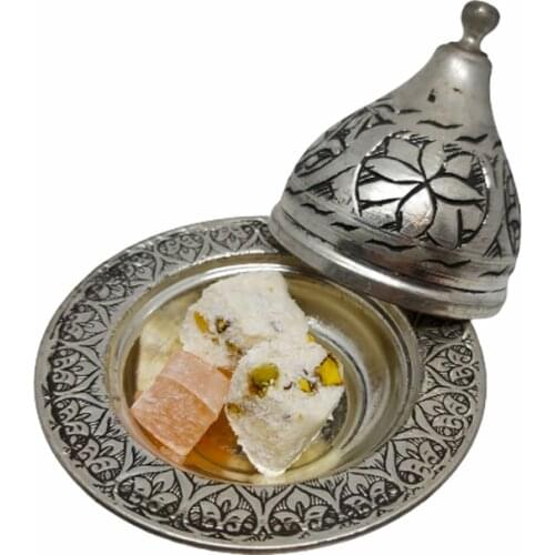Turkish Delight and Sugar Bowl Handmade Copper Decorative Authentic Wedding Gift Chocolate and Candy Serving Made in Turkey