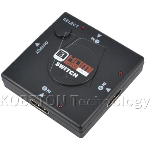 HDMI-compatible Divider Switch Switcher Splitter 3 in 1 out Selector Adapter For PS3 PS4 Smart TV 1080P for Xbox 360 Game DVD