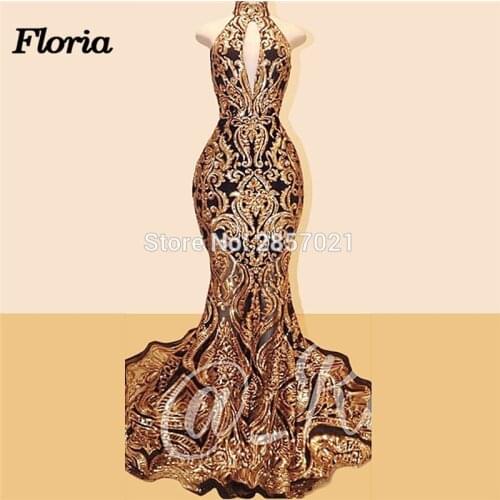 Arabic Abendkleider Sequind Evening Dresses New Robe De Soiree Long Turkish Prom Dress 2019 Dubai Aibye Formal Party Gowns Hand