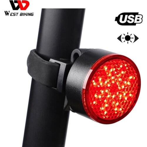 WEST BIKING Bike Tail Lights 40 Lamp Beads 8 Modes Multi-use Lights Cycling Taillight Waterproof 360° Rotate Bike Bicycle Light