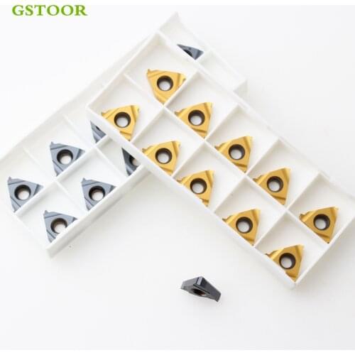 10PCS 16ER 16IR 8W 9W 10W 11W 12W 14W 16W 18W 19W 20W 24W GM10 GG20 Lathe Cutter Cutting Threading Carbide Inserts Lathe Cutter