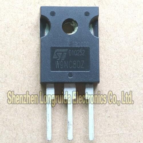 10PCS W9NC80Z STW9NC80Z TO-247 MOSFET TRANSISTOR 9A 800V