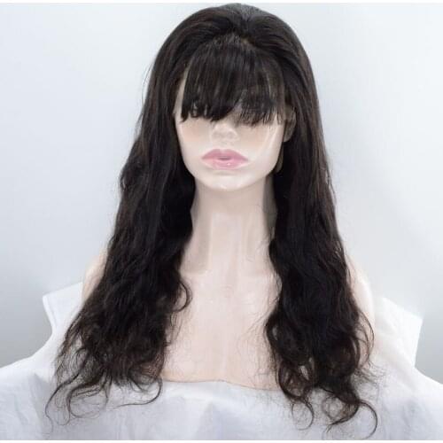 100% real human hair hd Lace front wigs black long wavy Wigs for women glueless wigs swiss lace human hair wigs with body hair