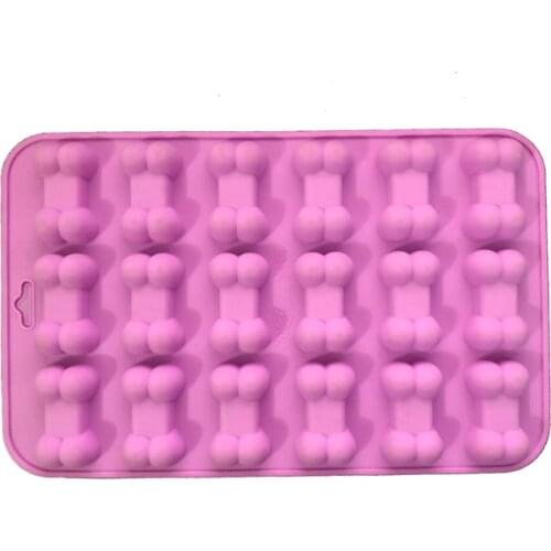 18 bone soap mold cooking tools fondant cake Silicone Chocolate decoration mold Cookies Ice Mold candy clay