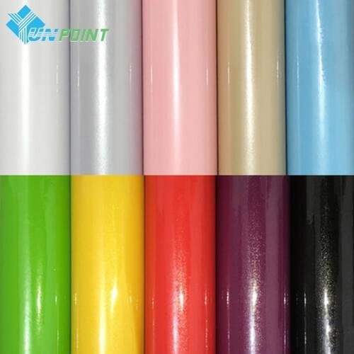 0.6x3m Old Cabinet Renovation Wall Stickers Wardrobe Furniture Desktop Decorative Film PVC Adhesive Glossy Waterproof Wall Paper
