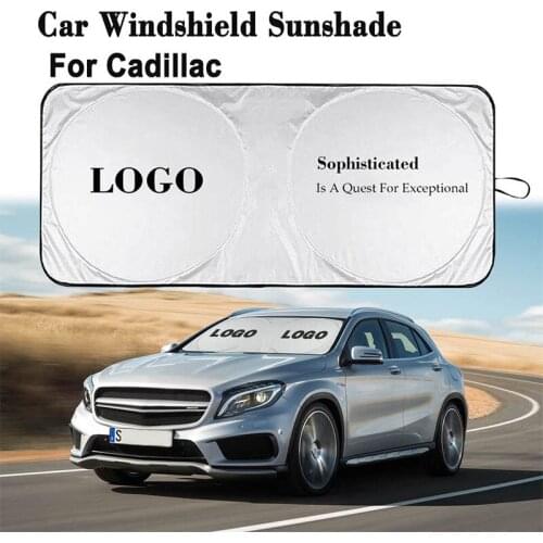 Car Sun Shade Protector For Cadillac ATS CTS CT6 STS SRX XTS Escalade UV Protection Car Interior Windshield Sunshade Cover New