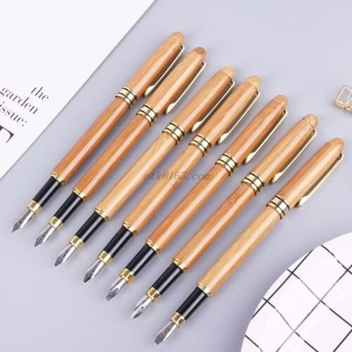Bamboo Calligraphy Art Fountain Pen Chisel-pointed Nib 0.7mm-3.0mm Writing Tool