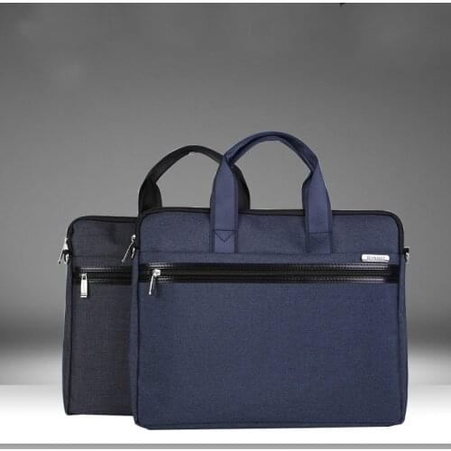 Laptop Case Handbag Men Briefcase Document Bag Holder A4 Business Meeting Study Oxford Briefcase Paper Organizer File Folder