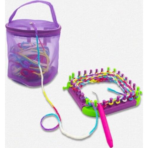 Yarn Case Yarn Storage Baskets Knitting Yarn Round Plastic Bags Hand Weavin