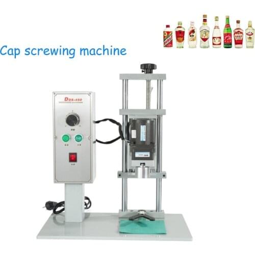 DDX-450 semi-automatic bottle cap screwing machine 10-50MM bottle cap sealing machine electric capping tool Coke soda bottle chu